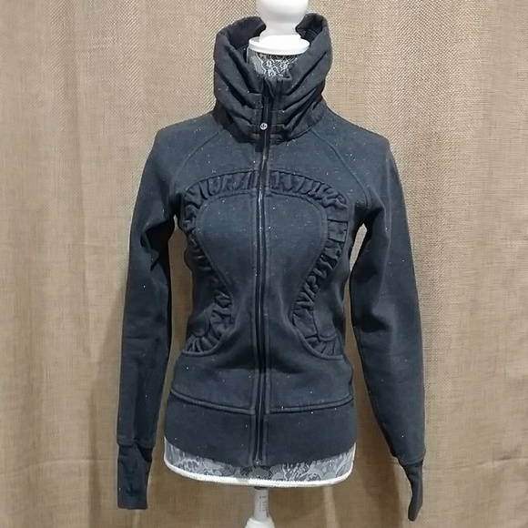 lululemon athletica Tops - Lululemon Sparkly Zipper Sweatshirt